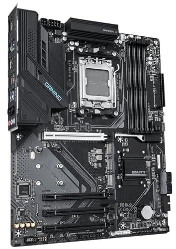 GIGABYTE B850 GAMING WIFI6 Motherboard - AMD Ryzen 9000 Series CPUs, 6+2+2 Phase Digital VRM, Up to 8200MHz DDR5 (OC), 1xPCIe 5.0 + 2xPCIe 4.0 M.2, GbE LAN, WIFI 6, USB 3.2 Gen 2 3
