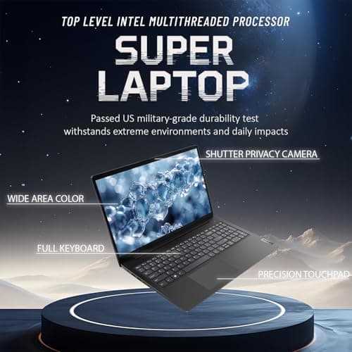 Lenovo 2026 New Generation V15 Business Laptop with Microsoft Office | 15.6" FHD Display | Intel High-Performance CPU | 16GB RAM | 512GB SSD | Ultra-Quiet Design | Long Battery Life | Windows 11 Pro 3