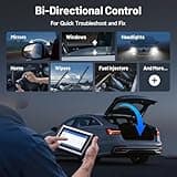 TOPDON Scanner AD800BT V2.0, Bidirectional Scan Tool, Full Systems Diagnostic Tool for All Vehicles, Automotive Diagnostic Scanner for Car, 28+ Services, FCA AutoAuth, CANFD, 2 Years Free Update 2