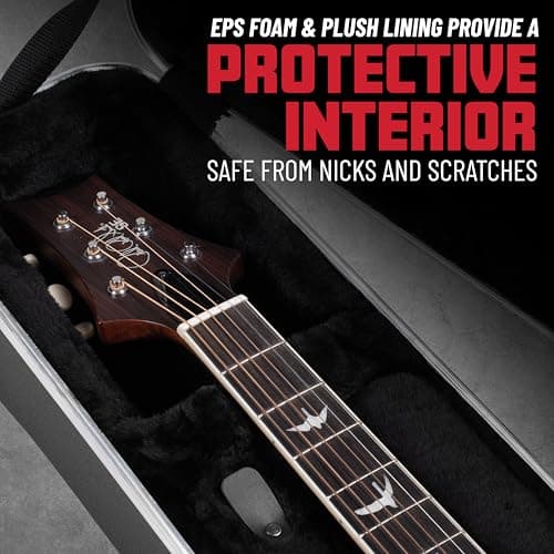 Gator Cases Lightweight ABS Molded Hardshell Case for Parlor Style Guitars, (GC-PARLOR) 2