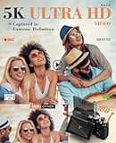 True 5K Digital Cameras for Photography 64MP - Autofocus 18X Zoom, with 3'' 180° Flip Screen, 64GB TF Card & 2 Batteries, Compact Travel Vlogging Camera for YouTube Beginners (Black) 2