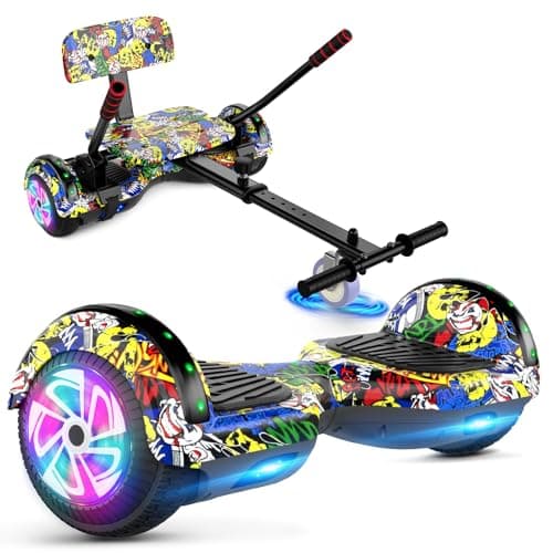 CBD Scooter with Corlorful LED Lights,6.5" Wheels, Dual 300W Motor Scooter for Kids Girls Boys Adults, All Ages