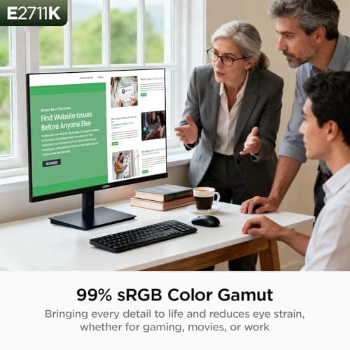 KOORUI 27 Inch Gaming Office Monitor 144Hz IPS Display, FHD 1080P with FreeSync, Eye Care Technology with Slim Bezels, HDMI VGA Ports, Ergonomic Tilt & VESA Mount 4