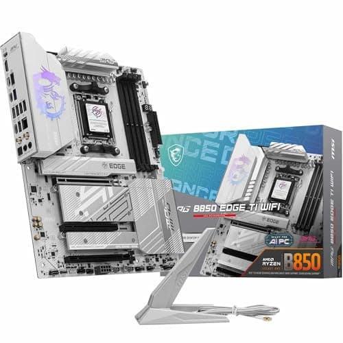 MSI MPG B850 Edge Ti WiFi Motherboard AMD B850 Socket, W129159778 (Motherboard AMD B850 Socket Am5 ATX)