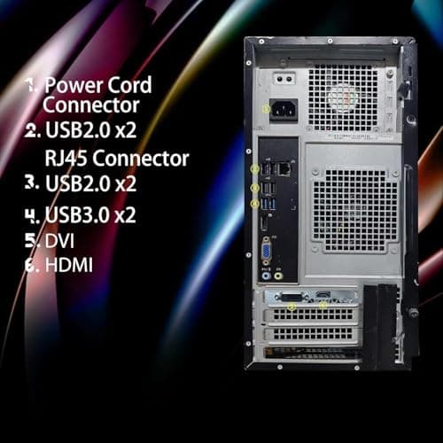 Dell Gaming OptiPlex Desktop RGB Computer PC, Intel Core i7, Radeon RX 550, 16GB RAM, 512GB SSD, RGB Keyboard & Mouse, WiFi 600M, BT 5.0, Windows 11 Pro (Renewed) 5