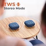 Tribit StormBox Micro 2 Portable Speaker: 90dB Loud Sound Deep Bass IP67 Waterproof Small Speaker Built-in Strap, 12H Playtime for Outdoor Camping Biking, 150ft Range (Pure Blue) 4