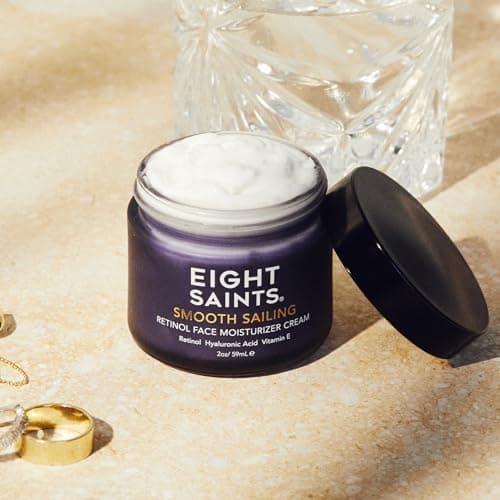 Eight Saints Retinol Facial Moisturizer Cream, For Firming Face, Neck & Eye Wrinkles and Lines, Deep Hydrating Lotion, Fragrance-Free, 2 Ounces 3