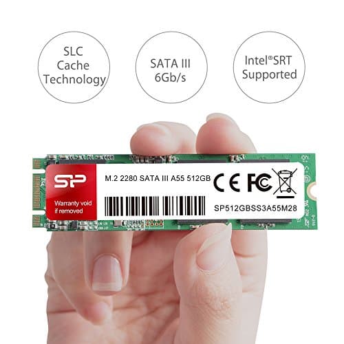 Silicon Power 512GB A55 M.2 SSD SATA III Internal Solid State Drive 2280 SU512GBSS3A55M28AC 3