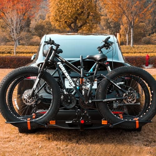 Soarify Platform 2 EBike Rack for Car Hitch Bike Rack for SUV RV Trucks Carrier Bicycle Car Racks 2-inch Receiver (Ebike Rack) 5