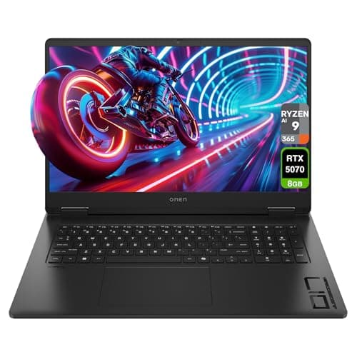 HP OMEN 17 Gaming Laptop, AMD Ryzen AI 9-365, 96 GB DDR5 RAM, 4 TB PCIe SSD, 17.3" FHD (1920x1080) 144 Hz Display, Nvidia G-Force RTX 5070 Graphics, 1-Zone Backlit Keyboard, W11 Home, Shadow Black