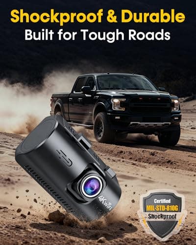 Befumly 4K Dash Camera for Trucks: WiFi GPS Dual Dash Cam for Ford F150 F250 Ram 1500 - Night Vision, 24H Parking Mode, Easy USB Setup 4