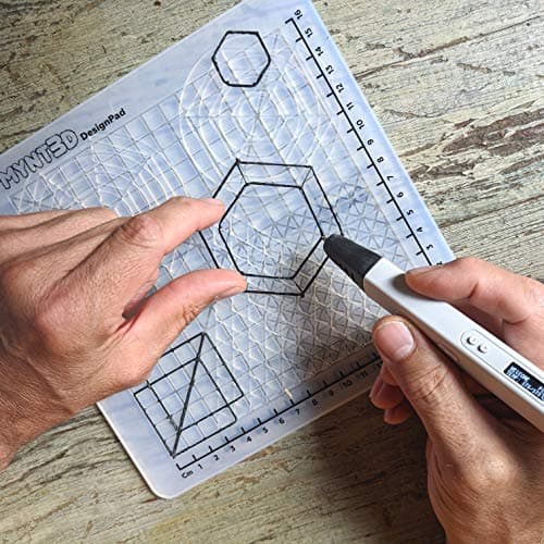 MYNT3D 3D Pen Mat Kit, DesignPad + FreePad,Black 3
