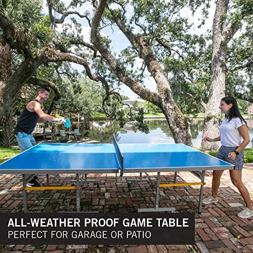 STIGA XTR Professional Outdoor Table Tennis Tables – All Weather Aluminum Waterproof Outdoor or Indoor Design with Net & Post - 10 Minute Easy Assembly Ping Pong Table with Compact Storage 3