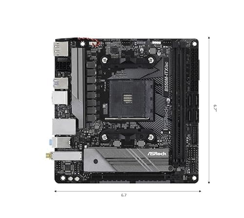 ASRock B550M-ITX/AC Supports 3rd Gen AMD AM4 Ryzen™ / Future AMD Ryzen™ Processors motherboard Mini ITX 2