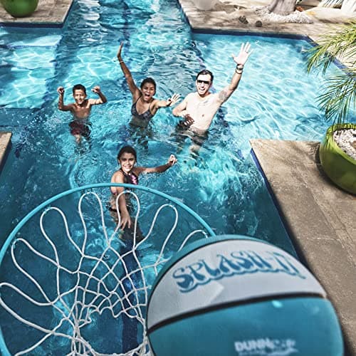 DUNNRITE Products 9" Diameter Regulation Aqua B110 Pool and Lake Water Basketball, Waterproof 6