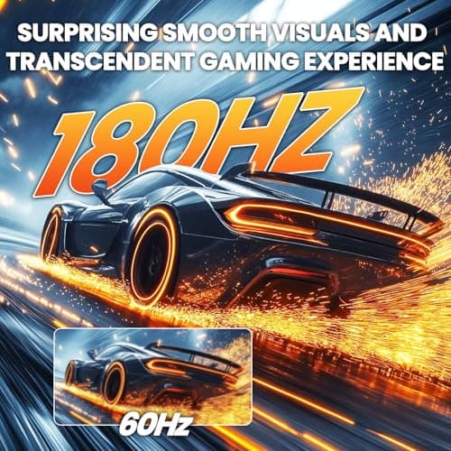 CRUA 27" Curved Gaming Monitor, 2k QHD(2560*1440P) VA Screen, 1800R, 165Hz/180Hz Computer Moniter, Supports AMD Freesync, 120% sRGB, Built-in Speakers, Wall Mountable Installs(HDMI 2.0/DP 1.4)-Black 3