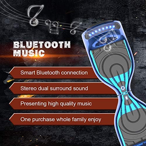 Hoverboard Certified HS2.01 Bluetooth Flash Wheel with LED Light Self Balancing Wheel Electric Scooter 4
