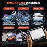 OTOFIX D1 Lite Bidirectional Scan Tool with 2-Year Updates, 2025 Newest All System Automotive Diagnostic Scanner, 38+ Reset Services, FCA AutoAuth, Active Test, CANFD&DOIP, Auto VIN 4