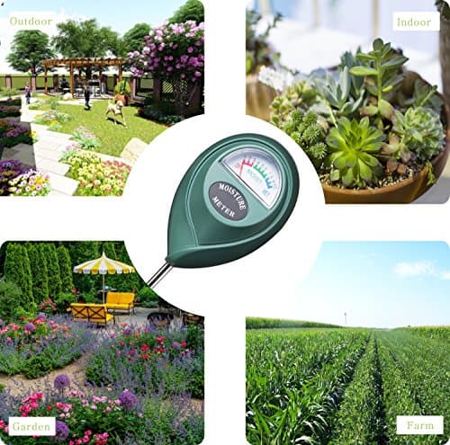 XLUX Soil Moisture Meter, Plant Water Monitor, Hygrometer Sensor for Gardening, Farming, Indoor and Outdoor Plants, No Batteries Required 5